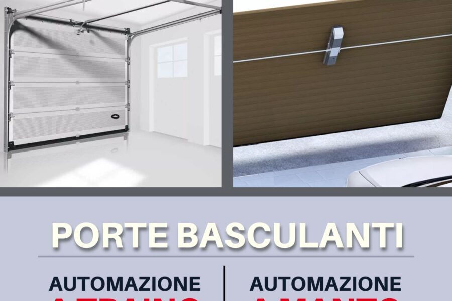 Automazioni per porte basculanti: traino o manto? Scopri la soluzione ideale